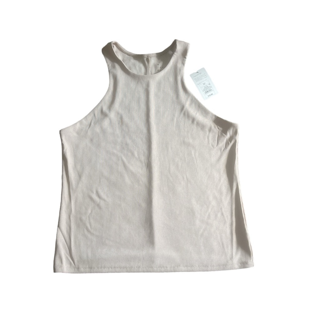 A new day Racerback Metallic Camel Top size XL
